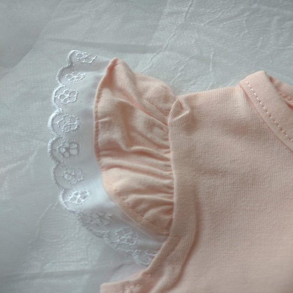 Little Lass Baby Girls 2pc Onesie Top and Jumper Set NEW - Picture 8 of 9